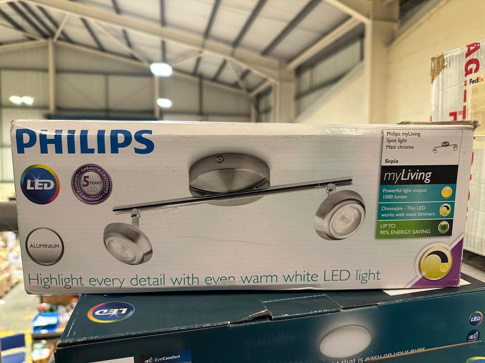 Philips myLiving Sepia Spot Light Matt Chrome