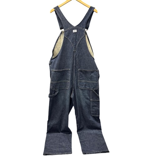 Liberty Bib Overalls Mens 38x30 (39x30 ACTUAL) Blue Denim Carpenter Utility - Picture 2 of 8