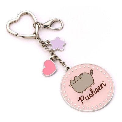 Pusheen Schlüsselanhänger Pink Name
