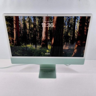 2023 Apple iMac 24'' M3 8 Core 4.0GHz 8GB RAM 256GB SSD Green MQRA3LL/A