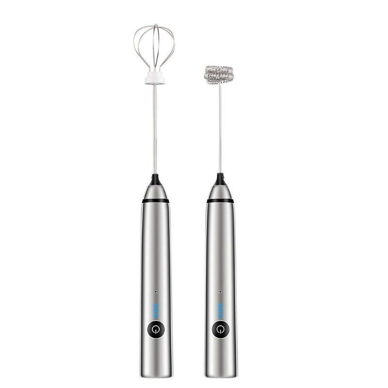 Foam Maker Milk Frother Blender USB Charger Whisk Drink Mixer For Egg Coffee