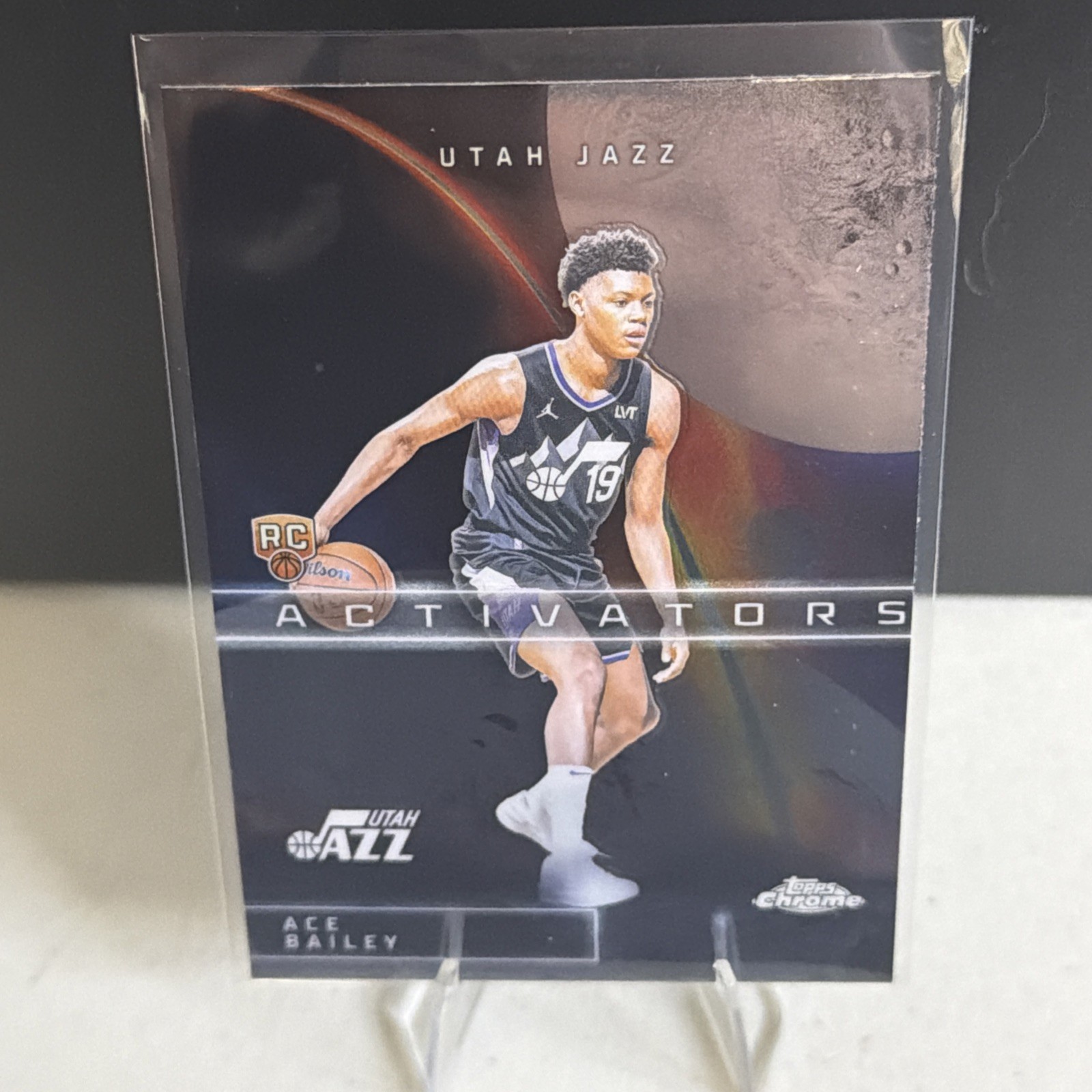 2025-26 Topps Chrome Ace Bailey RC AC-15 Activators SP Jazz