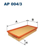 FILTRON 2x Luftfilter AP 004/3/2x Filtereinsatz für VW TOUAREG 7LA 7L6 7L7 7P5 3