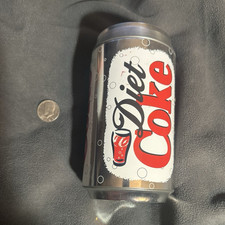 Coca-Cola Diet Coke Can Shaped Coin Bank, Black/White/Red/Silver (2008)