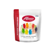 Albanese World's Best 12 Flavor Gummi Bears Family Size Share 36 oz Gluten Free