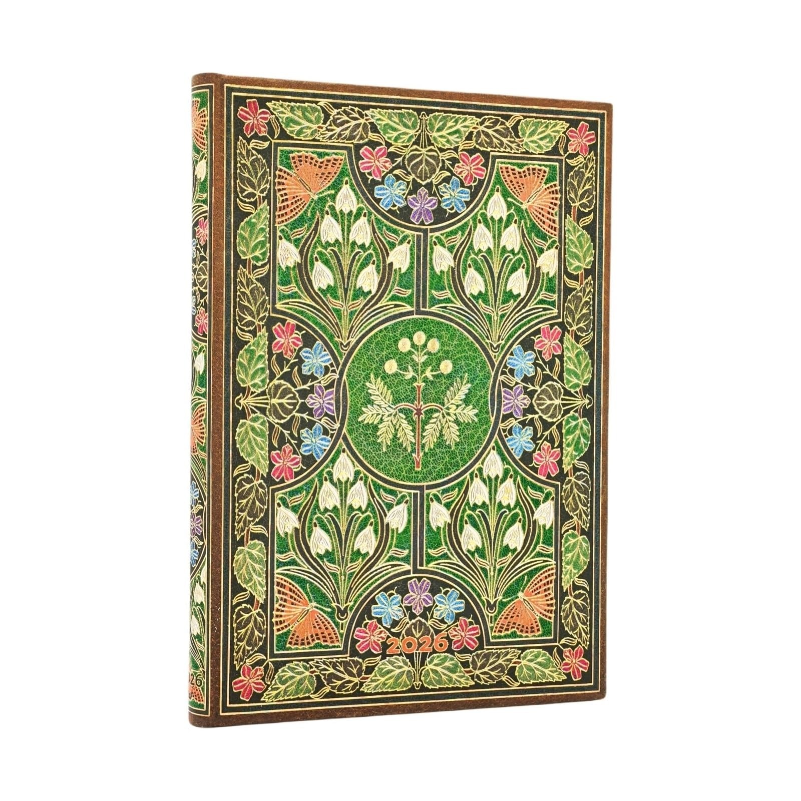 2026 Poetry in Bloom Midi 12-month Verso Hardcover Flexi Dayplanner 2026 (Elastic Band Closure) - Image 2