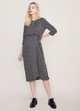 Hatch Maternity Women s THE LAUREN DRESS Black Cheetah Size 0 XS/0-2 328 NEW