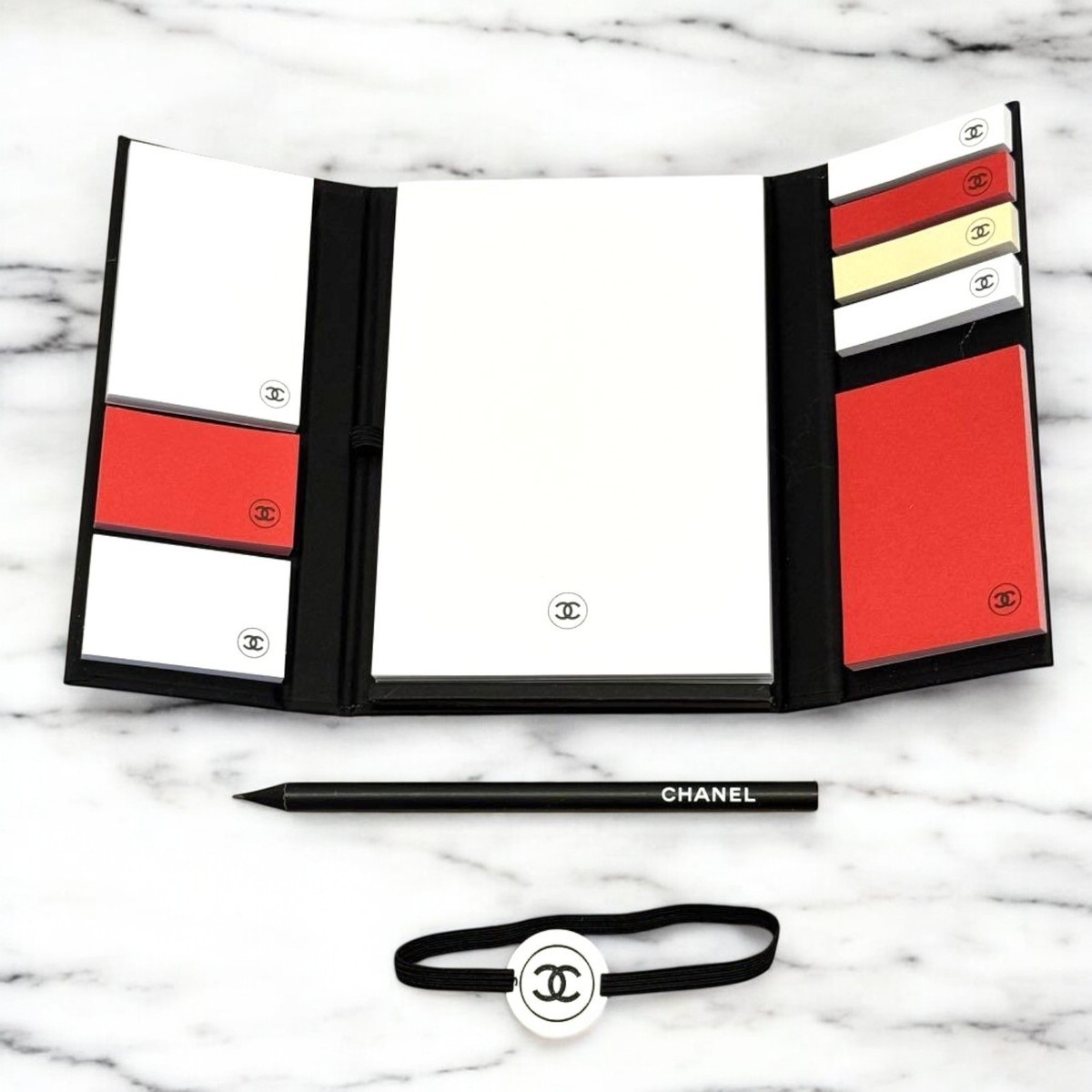 CHANEL LA COLLECTION 2024 VIP Gift Sticky Notes, Memo Pad, Pencil