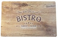 4X Tischset Platzmatte Platzdeckchen Platzset Abwaschbar Kunststoff Holz-Optik