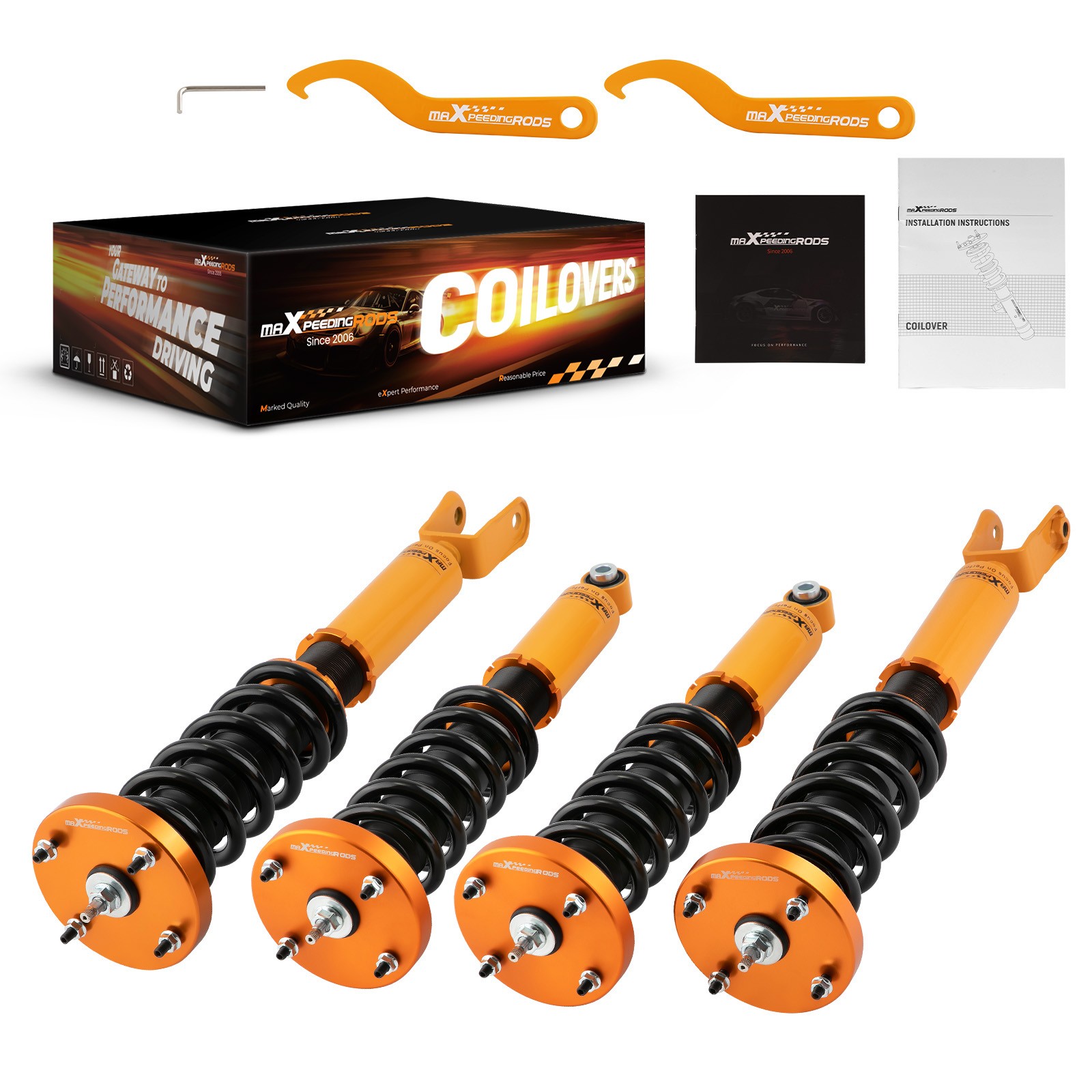 Performance Coilovers For Jaguar XJ Daimler X350,X358 2003-2009 XJ8 XJR