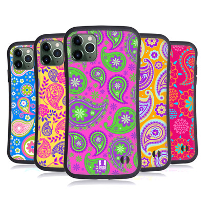 HEAD CASE DESIGNS COLOURFUL PAISLEY HYBRID HÜLLE HUELLE FÜR APPLE iPHONES HANDYS