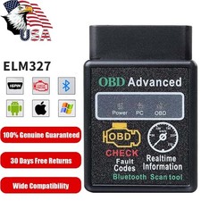 Bluetooth Obd2 Obdii Car Diagnostic Scanner Auto Fault Code Reader Tool Elm327