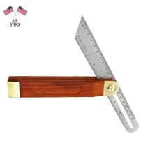 Woodworking T Bevel Horizontal Sliding Adjustable Angle Ruler Measurement Tool d