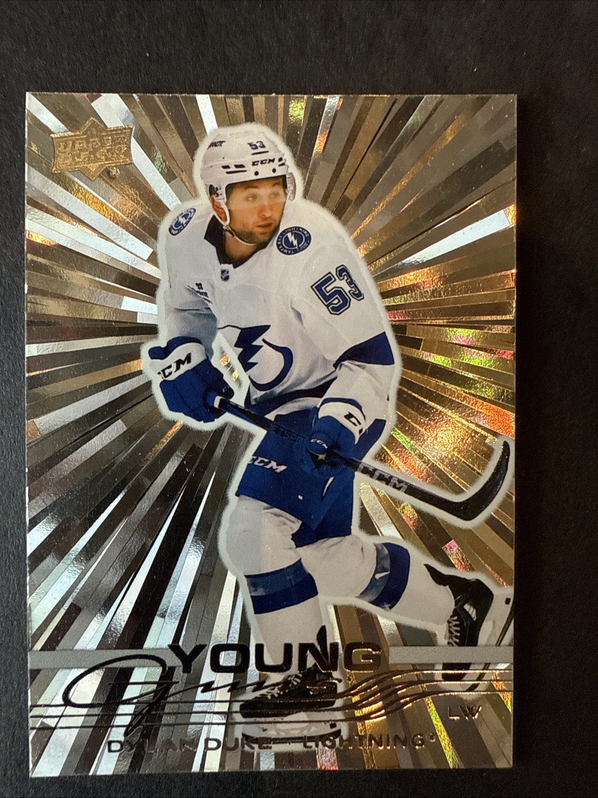 2025-26 Upper Deck Series 1 - Young Guns Dylan Duke #249 Outburst (RC)