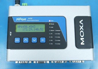 Moxa Nport 6450 Secure Device Server w/ Power Supply