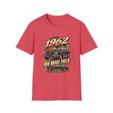 1962 Corvette Big Brake Fuelie T-shirt Checkered Flags