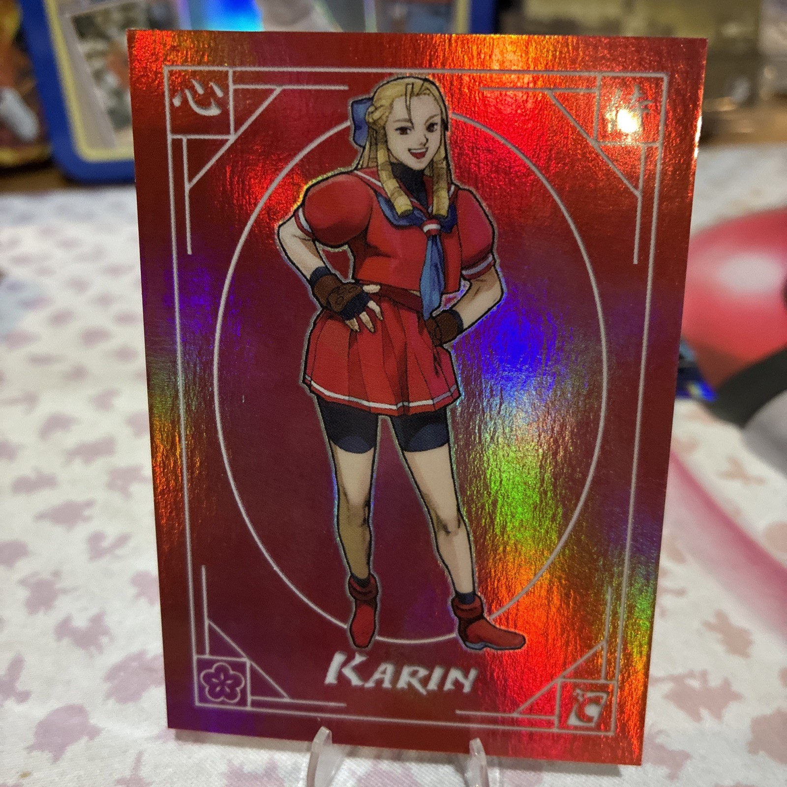 2025 Cardsmiths Street Fighter Alpha #20 Karin Rainbow Foil