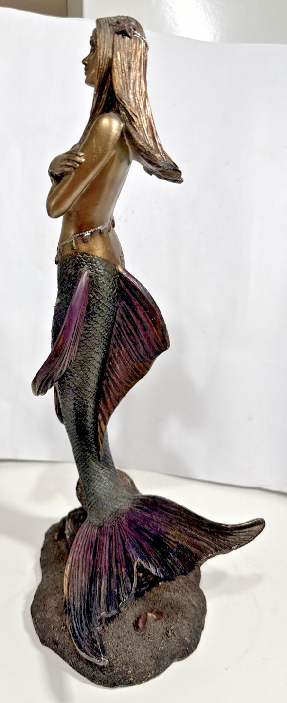 Seymour Mann Mermaid Statue 13" Tall ~  Siren of the Sea  ~ No Box