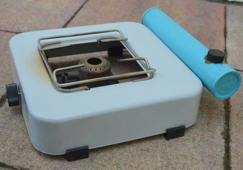 VINTAGE GERMAN GDR PORTABLE CAMP STOVE "BAT" 68/1 + BOX Original RARE