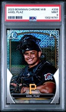 2023 Bowman Chrome  Axiel Plaz #208 PSA 9