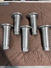 Vintage MCM Adjustable Steampunk Metal Table Furniture Legs Feet Industrial