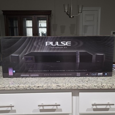 Pulse Soundbar 3.2 3.2ch 1500W Bluetooth Wireless USB Remote Black