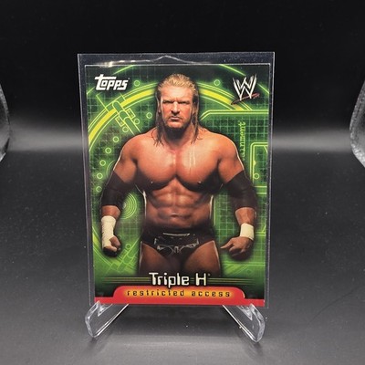 2006 Topps WWE - Insider Restricted Access - TRIPLE H #31 - EX