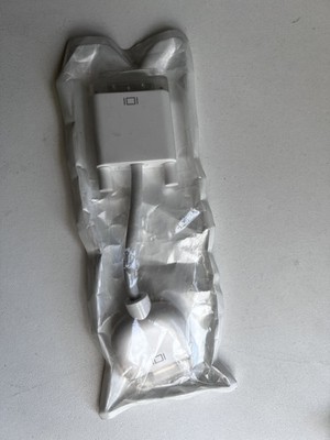NIB Genuine Apple DVI to VGA Monitor Adapter/Cable 607-1158, Port any older Macs