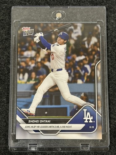 2025 Topps Now #184 Shohei Ohtani 2-HR 6-RBI Night Los Angeles Dodgers 