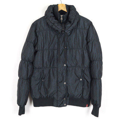 LEVI STRAUSS & CO Women's Puffer Jacket Size L Black Polyester Insulated