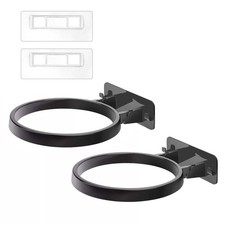 2PCS Wall Mounted Basketball Storage Rack Holder Ball Foldable Display Organizer