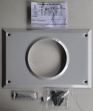 BOSCH Vaillant Junkers Abdeckblende Abgasrohr 125mm Gastherme Heizung Rohr NEU