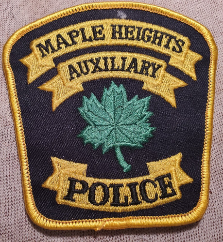 OH Maple Heights Ohio Auxiliary Police Shoulder Patch