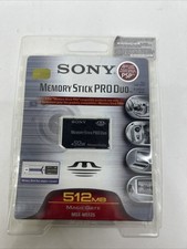 Vintage Sony Memory Stick Pro MSX-512S 512MB Open box S/3/R