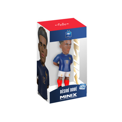 Minix Désiré Doué France Collectible Figurine 12cm   Official France FFF Footbal