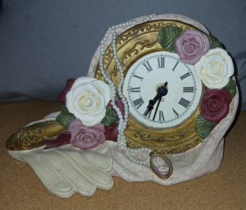 Used Figi Graphics Boudoir Reflection Vintage 1996 Victorian Clock Vintage