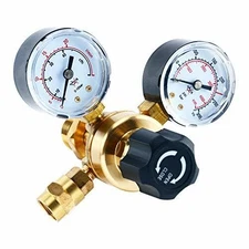 Argon CO2 Regulator Gauge Welding Gas Regulator CGA580 0-4500PSI/0-10BAR MIG TIG