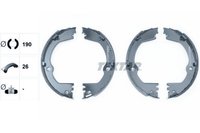 Bremsbackensatz Feststellbremse Hinterachse FüR Hyundai KIA Equus / Centennial