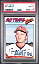 1977 TOPPS #116 JOE NIEKRO PSA 10