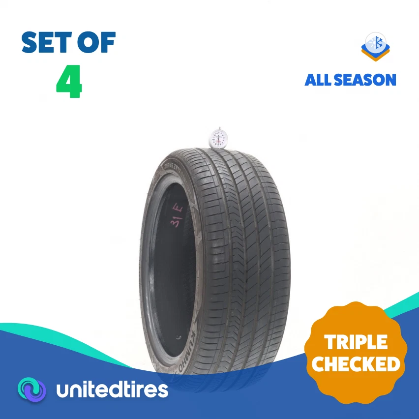 Kumho 215/45/17 All Season Tires for sale | eBay