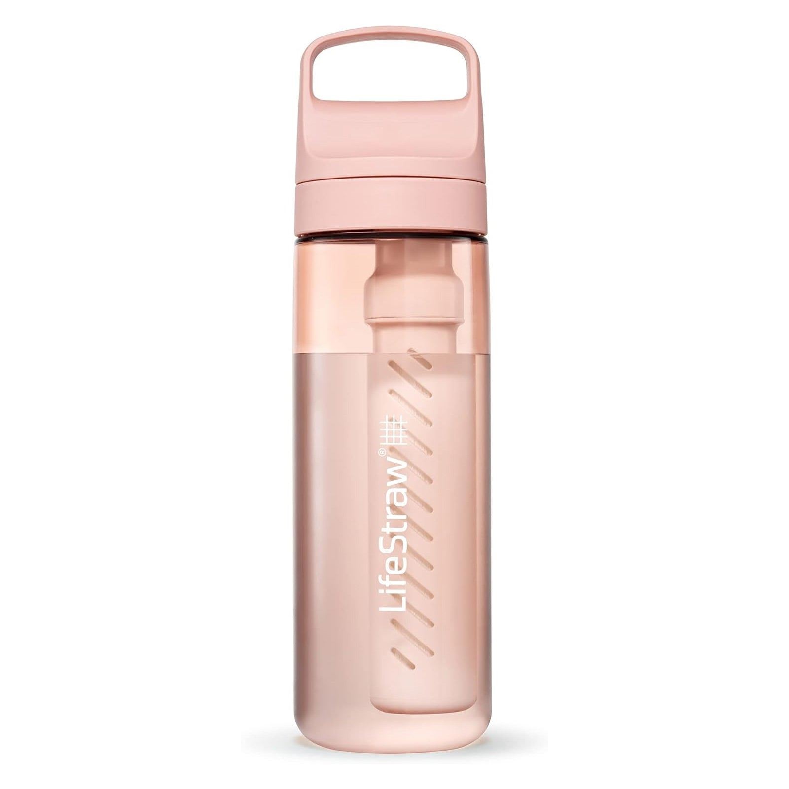 LifeStraw Go 2.0 Water Filter Bottle 650ml - Cherry Blossom Pink