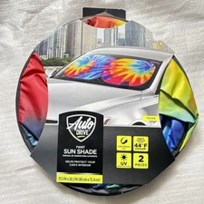 Auto Drive Car Windshield 2 Piece Tie Dye NEW