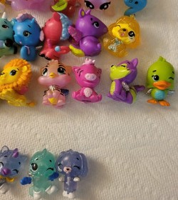 Hatchimals lot with 65 plus some accessories.  There are some Hatchimal Pixies..