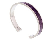 Stamerra PICCOLO CROCCO PUR Purple Genuine Crocodile Bracelet