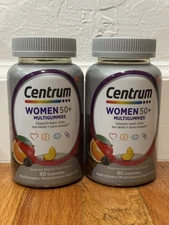Lot Of 2 - Centrum Women 50+ Multigummies Supplement - Total 160Ct Exp 05/26