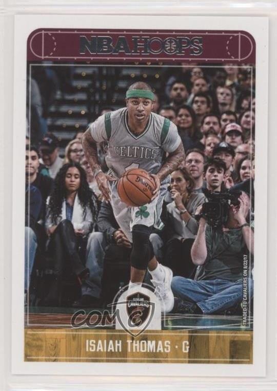 2017-18 Panini NBA Hoops Red Back Isaiah Thomas #33 1s6