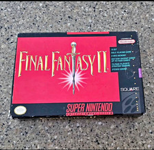 SNES Final Fantasy II Original Box CIB/Near Mint
