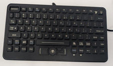 iKey SL-86-911-CXY PS/2 Industrial Backlit Keyboard w/ HulaPoint Mountable