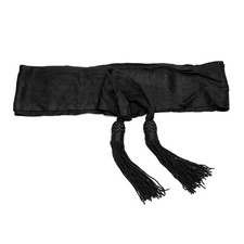 Civil War Black Wool Staff Sash - Authentic Officer Uniform Accessory