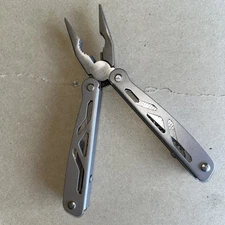 6 Large Stainless Steel 12 In 1 Multi Tools. Blank For Engraving/Personalizing